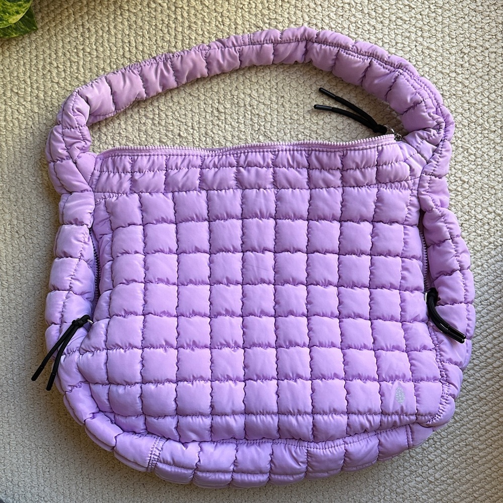 Free People Quilted Carryall Bag / Bubble Bag